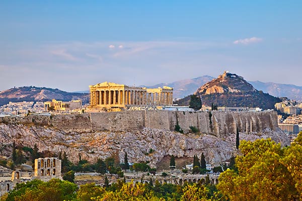 l'acropole d'Athènes