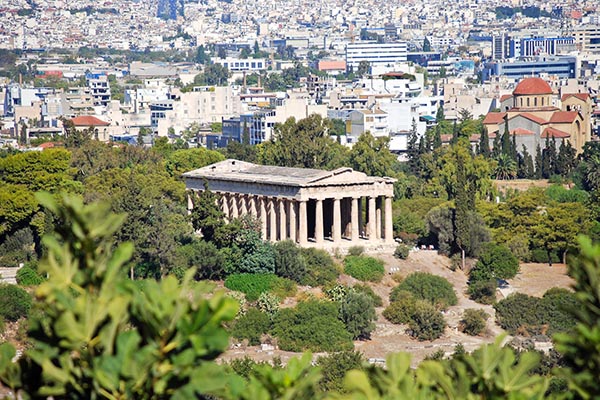 Le temple de Héphaïstos